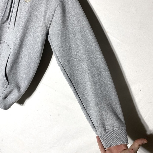 Vintage Gildan Light Grey EPS Edmonton Police Services Hoodie S - Picture 10 of 13